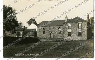 Postcard photograph of Wesleyan Chapel, ... Postcard photograph of Wesleyan Chapel, ...