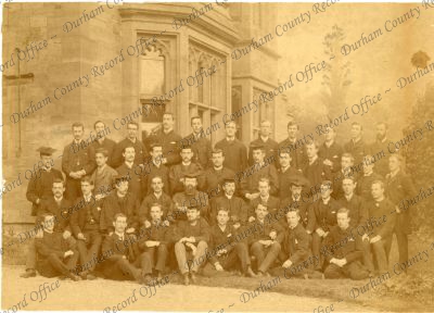 Photograph of staff and students, no names, n.d. [c. 1880s]