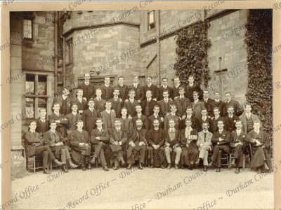 Photograph of staff and students, no names, n.d. [1900s]