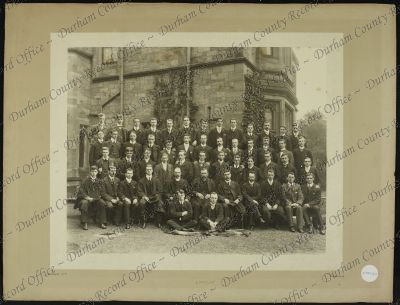 Photograph of staff and students, no names, n.d. [c. 1900s]