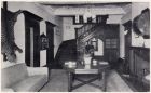 Photograph of a room and stairway in an officers' mess, taken at Great Western Road, Shanghai, China, c.1938