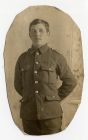 Photograph of Private William Harrington, probably taken on enlistment, n.d. [ c.1914]