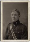 Photograph of Lieutenant A.F. Hebron, King's Shropshire Light Infantry, in dress uniform, n.d. [ c.1910]