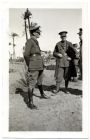 Photograph of two officers of 1st Battalion, The Durham Light Infantry, [Egypt], n.d., [1928]