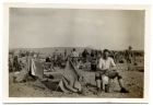 Photograph of soldiers of The 1st Battalion, The Durham Light Infantry, in camp, cleaning equipment, [Egypt], n.d., [1928]