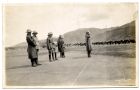 Photograph of Viceroy Lord Irwin reviewing the brigade, India, n.d., c. 1929