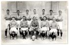 Photograph, probably of the 1st Battalion, The Durham Light Infantry, football team, cup winners, possibly Egypt, n.d., [c. 1930]