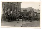 Photograph of W.R.A.C. [Women's Royal Army Corps] marching past the Lord Mayor, Newcastle upon Tyne, n.d., [1939 - 1945]