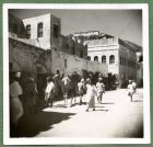 Photograph of a street scene, possibly taken in Aden, c.1941