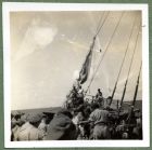 Photograph of soldiers on a ship, c.1941