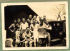 Photograph of a group of soldiers, captioned: Don and I and some of our combined sections [10], c.1938