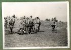 Photograph of a group of soldiers, captioned Paomachang The French again [China] [14], c.1939