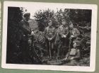 Photograph of five unidentified soldiers of the 1st Battalion, The Durham Light Infantry [possibly including H.C.R. Lees], c.1939
