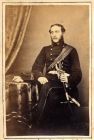 Photograph of Lieutenant [James] O'Donal Annesley, captioned Late 68th L.I., c.1859