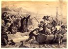 Print of the Departure of the Pilgrims, c.1860