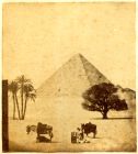 Photograph of the Great Pyramid of Gyzeh, Egypt, 1860