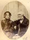 Photograph of an unidentified man and woman, c.1860