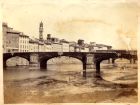 Photograph of a bridge, Ponte Santa Trinita, Florence, Italy, c.1860