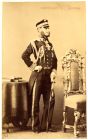 Photograph of an officer [possibly of the 68th Light Infantry] in dress uniform, c.1850