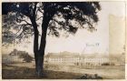 Photograph of barrack blocks with P.H.B. Lyon's room identified, captioned: II. another view from s.w., also before conversion, Graudenz Prisoner of War Camp, West Prussia, Germany, n.d. [1918]