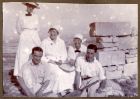 Photograph of a tennis party, Imtarfa, Malta, August 1918
Includes: Miss Ross, Mrs. Corner and W. McBain