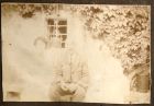 Photograph of May McBain, Mr. Wiseley and Miss Geoghegan sitting outside a house, Malta, n.d. [ c.1918]