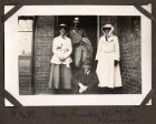 Photograph of Hubert and Wilfred McBain, Miss Banks, Connie McBain and Miss Banks, May 1919