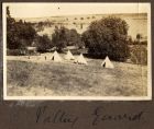 Photograph of a collection of bell tents forming the camp of the Valley Guard, Anatolia, Turkey, n.d. [1920]