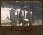 Photograph of a group of Kemalists, possibly under guard, Anatolia, Turkey, n.d. [1920]