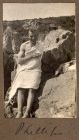 Photograph of [Charles] Phillips, M.M., Lieutenant, 2nd Battalion The Durham Light Infantry, after bathing at the coast, Anatolia, Turkey, 1920