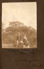 Photograph of Wilfred McBain, Miss Litton, Mrs. Wisely and Hubert McBain, Orpington, Kent, n.d. [ c.1917]