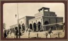 Photograph of the exterior of the railway station at Bannu, India, n.d. [ c. 1930]