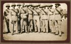 Photograph of a group of non-commissioned officers, 2nd Battalion The Durham Light Infantry, taken prior to a staff parade, Razmak, India, 5 October 1930