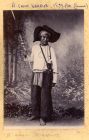 Photograph of a Shan warrior, Burma, 1899 - 1900