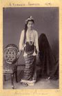Photograph of a Burmese princess, Burma, 1899
