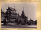 Photograph of Queen Soopyalat's Golden Monastery, Mandalay, Burma, 1899