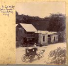 Photograph of a gharry, a horse-drawn carriage, in Mandalay, Burma, 1899