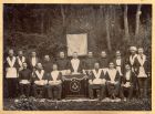 Group photograph of members of the no. 1099 'Of Hope' Masonic Lodge, India, n.d. [ c.1900]