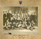 Group photograph of the Aldershot Athletic Hockey Club, Hampshire, March 1905 
Back row: F. Smith; F. Burle; C. Long; H. Spencer; W. Crosson; F. Bateman (Vice-Captain); A Cowell; J. Lazzari; B. Ryall