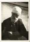 Photograph of an aged Arab man, seated, possibly in Egypt, c.1942