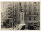 Photograph of the statue of Suleiman Pasha, in front of New London House, Cairo, Egypt, n.d. [c.1942]