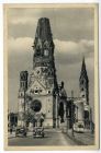 Postcard photograph of Kaiser Wilhelm Gedachtniskirche, Berlin, Germany, n.d. [after 1945]
Endorsed: note concerning the shelling of the church by the Russians after the end of the Second World War