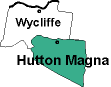 Map showing parishes adjacent to Hutton Magna St. Mary