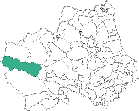 Map showing Middleton-in-Teesdale St. Mary the Virgin