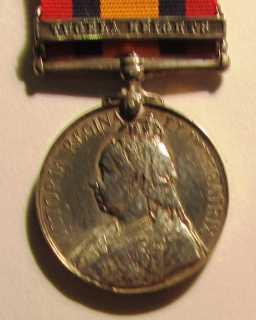 Queen's South Africa (1899-02) - 113 PTE J. AYNSLEY. 3RD BATN N