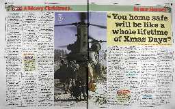 Christmas Day edition of the Sunday Mirror