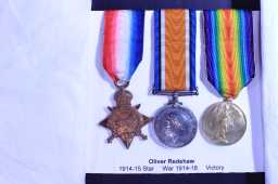 Victory Medal (1914-18) - 24554 PTE. O. REDSHAW. DURH.L.