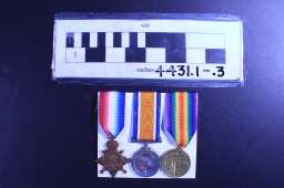 1914-15 Star - 22257 PTE J.H.L. HUNTER. DURH: