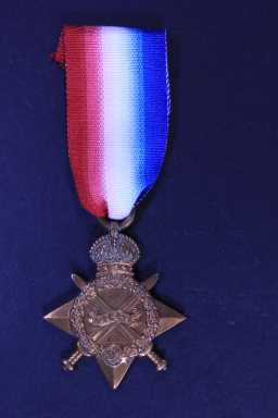 1914-15 Star - 65 C.S.MJR. J. STOKER, DURH.L.