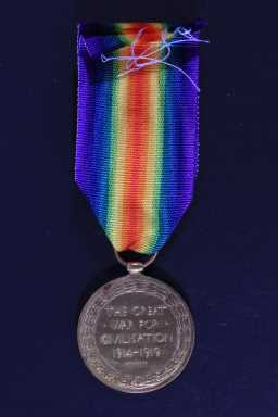 Victory Medal (1914-18) - 65 W.O.CL.2. J. STOKER. DURH.L